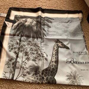Banana Republic Signature Silk Large Scarf